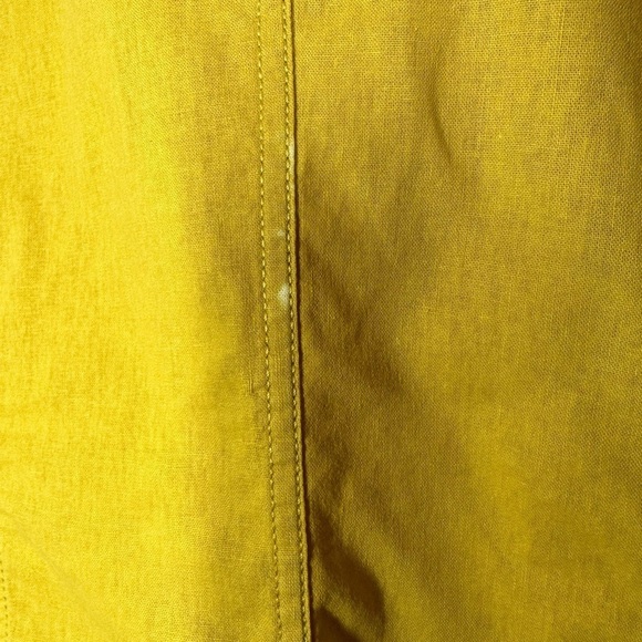 NORTHERN Reflections Mustard Yellow Linen Blend Jacket Medium - Picture 7 of 8